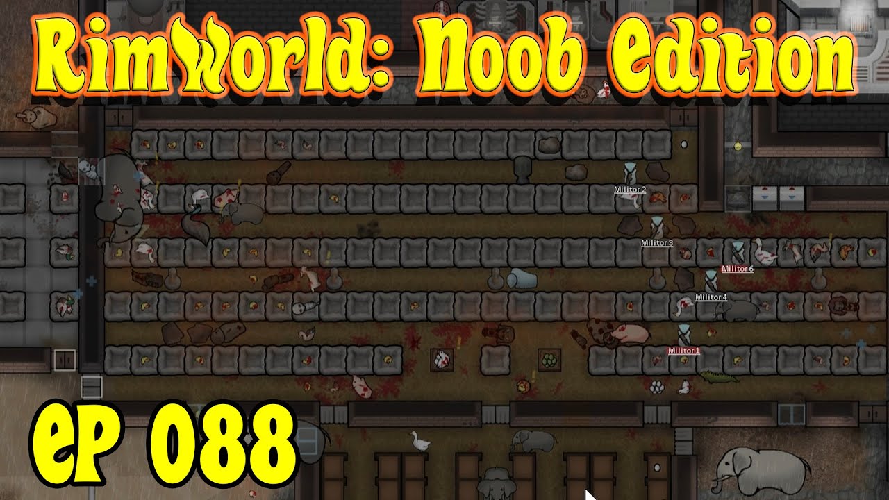 62 Shamblers Attack! | RimWorld Noob [EP088] - YouTube