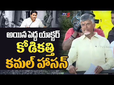 కోడికత్తి కమల్ హాసన్.. | Chandrababu SATIRICAL COMMENTS On YS Jagan | TV5 News - TV5NEWS