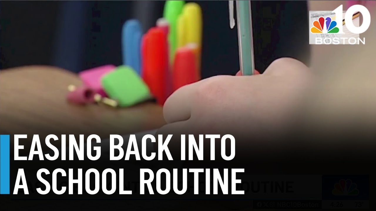 Easing back into a school routine - YouTube