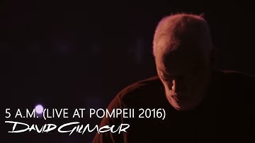David Gilmour - 5 A.M. (Live At Pompeii)