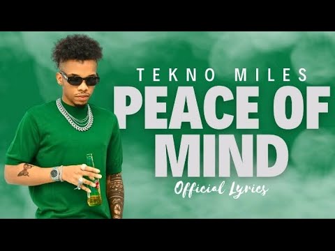 TEKNO  PEACE OF MIND LYRICS VIDEO