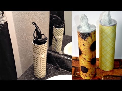 Diy プリングルス缶を使ってリメイク アレンジした雑貨収納アイデア Remake Souvenir Storage Idea Using Pringles Can Youtube