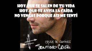 Video thumbnail of "En tus zapatos - Santiago Cruz (Letra)"