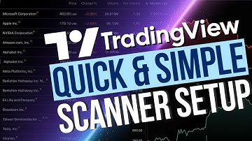 TradingView Screener (Scanner) Tutorial: A Beginners Guide