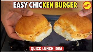 🍔 🍗 Quick & Easy Chicken Burger Recipe for Lunch