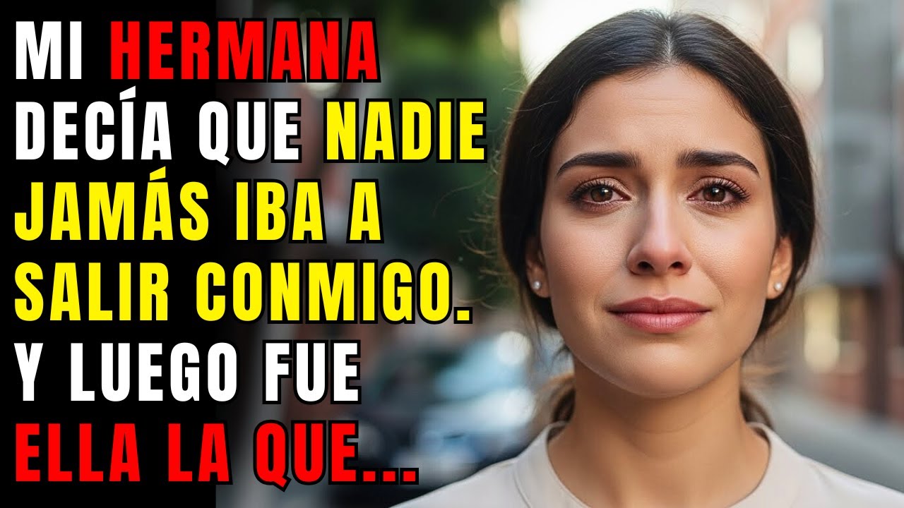 Mi hermana decía que nadie jamás iba a salir conmigo. Y luego fue ella la que lloró cuando me...