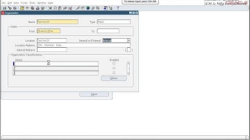 Defining Inventory Organization