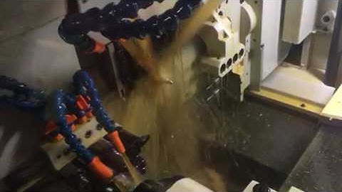 Swistek RB20-Y2 swiss Type Lathe making a .308 Bullet Bottle Opener