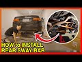 How to Install REAR SWAY BAR | DIY T-Demand TSX | Julius Pasion