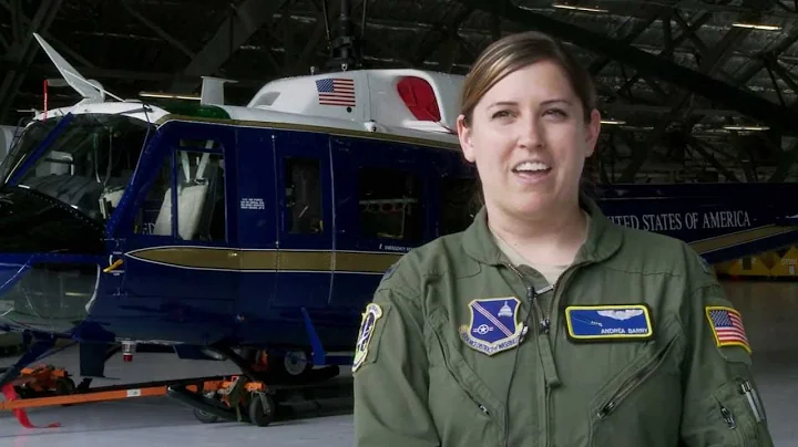 Air Force Pilot Lt  Andrea Barry