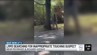 LMPD: Juvenile victim manages to capture video of man who inappropriately touched her