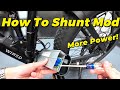 Shunt modding the wired ebike