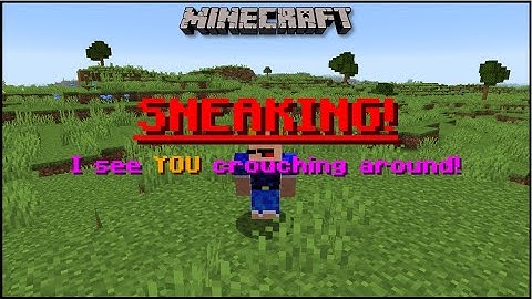 Minecraft 1.21 - How To Test If A Player Is Crouching