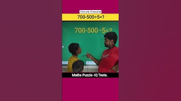 Maths Mind Puzzle -IQ Tests 🤔! #maths #challenge #school #students