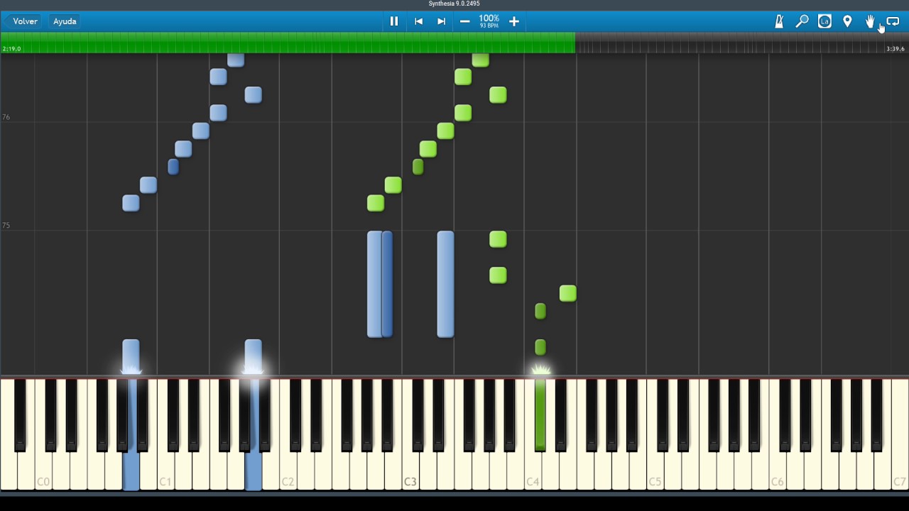 Orobroy - Dorantes,  Piano Tutorial, cover, (synthesia)