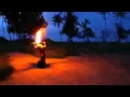 Fire dance show