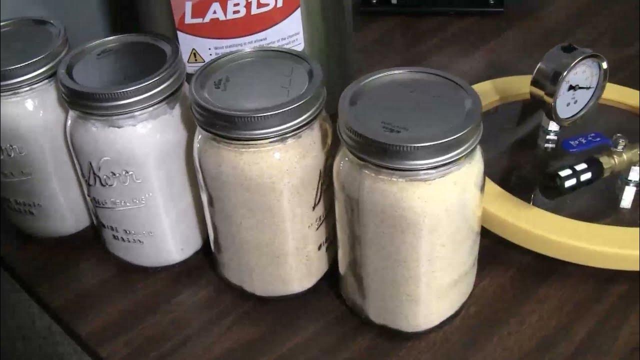 How I Vacuum Seal Pack Cornmeal and Flour YouTube