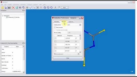 Molekel - vibrational modes