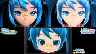 Arifureta Sekai Seifuku - Hatsune Miku: Project DIVA PV Comparison [Mirai DX, Future Tone, MegaMix]