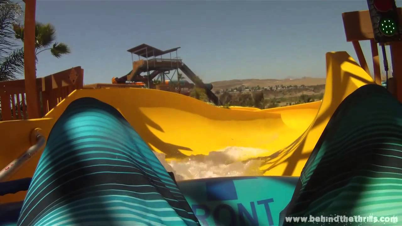 Aquatica San Diego Kiwi Curl Pov All 3 Slides Youtube