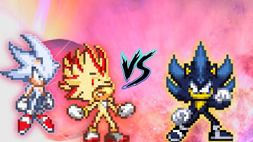 Sonic Chaos V3 RN OP(All Form) & Shadow OP(All Form) VS Seelkadoom V3.2 OP(AF) in Jump Force Mugen