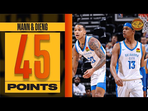 Tre mann (23 pts) & ousmane dieng (22 pts) combine for 45 points!