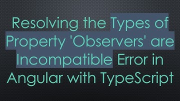Resolving the Types of Property 