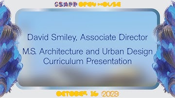 Columbia GSAPP Open House: M.S. Architecture and Urban Design