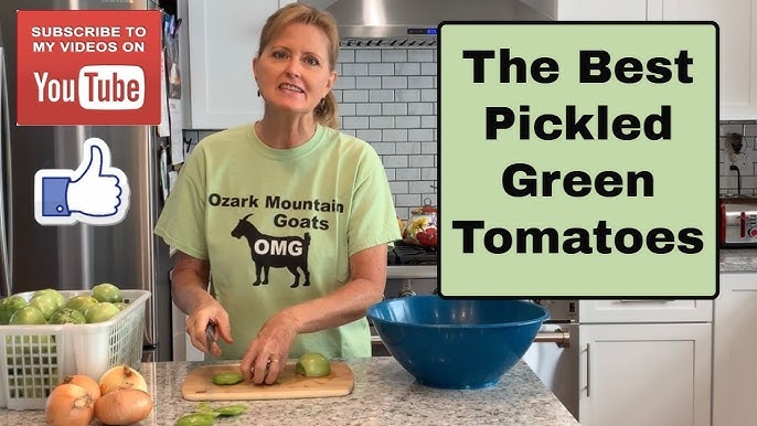 Italian Nonna Make thr Best Pickled Green Tomatoes 