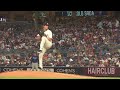 Gerrit cole slow motion pitching mechanics 3rd base side view