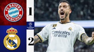 Real Madrid Vs Bayern Munich (2-1) | Highlights And Goals | UEFA Champions League Semi Final