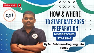 How & Where to start GATE CSE-2025 | GATE DA-2025 Preparation | New batches starting