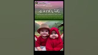 Sholawat Anak versi gemoy #anaklucu #laguanak #viral