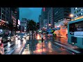 [4K] Rush Hour Walk in Rainy Gangnam  |  Seoul, Korea Walking Tour UHD