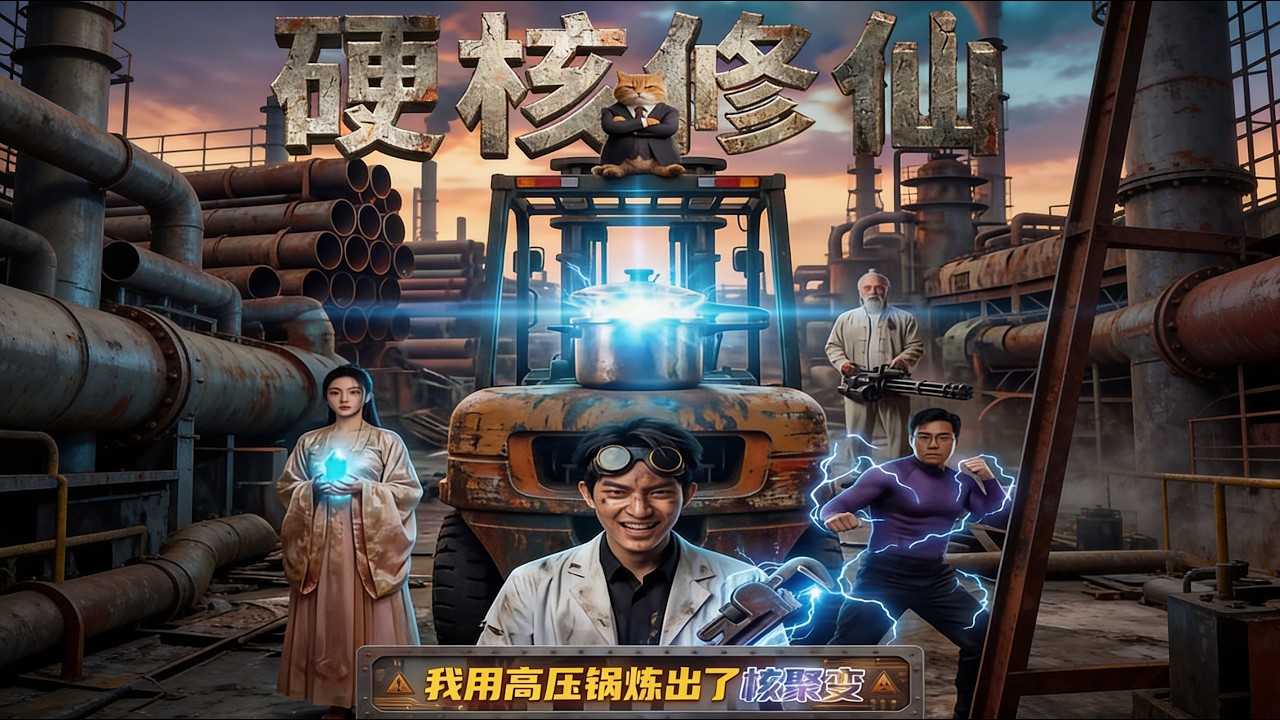 📢超新剧集｜《硬核修仙：我用高压锅炼出了核聚变》💥#爆款短剧 #drama #小爱推文 #短剧 #最新短剧 #都市 #爱情 #女频