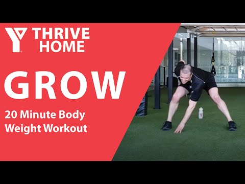 YThrive GROW 9: 20 Minute Body Weight workout Focused on Endurance