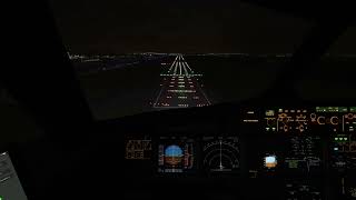 Dark Arrival Into Edinburgh Airport Egph Fenix A320 Cfm Sl Msfs2020