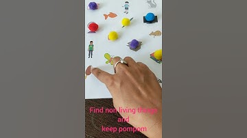 Living and nonliving things | Practice of finding living things | Educational video for kids|
