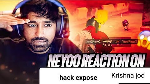 NEYOO 😱 REACTION ON KRISHNA JOD😱 | HACK BGIS LIVE KRISHNA JOD TUTU