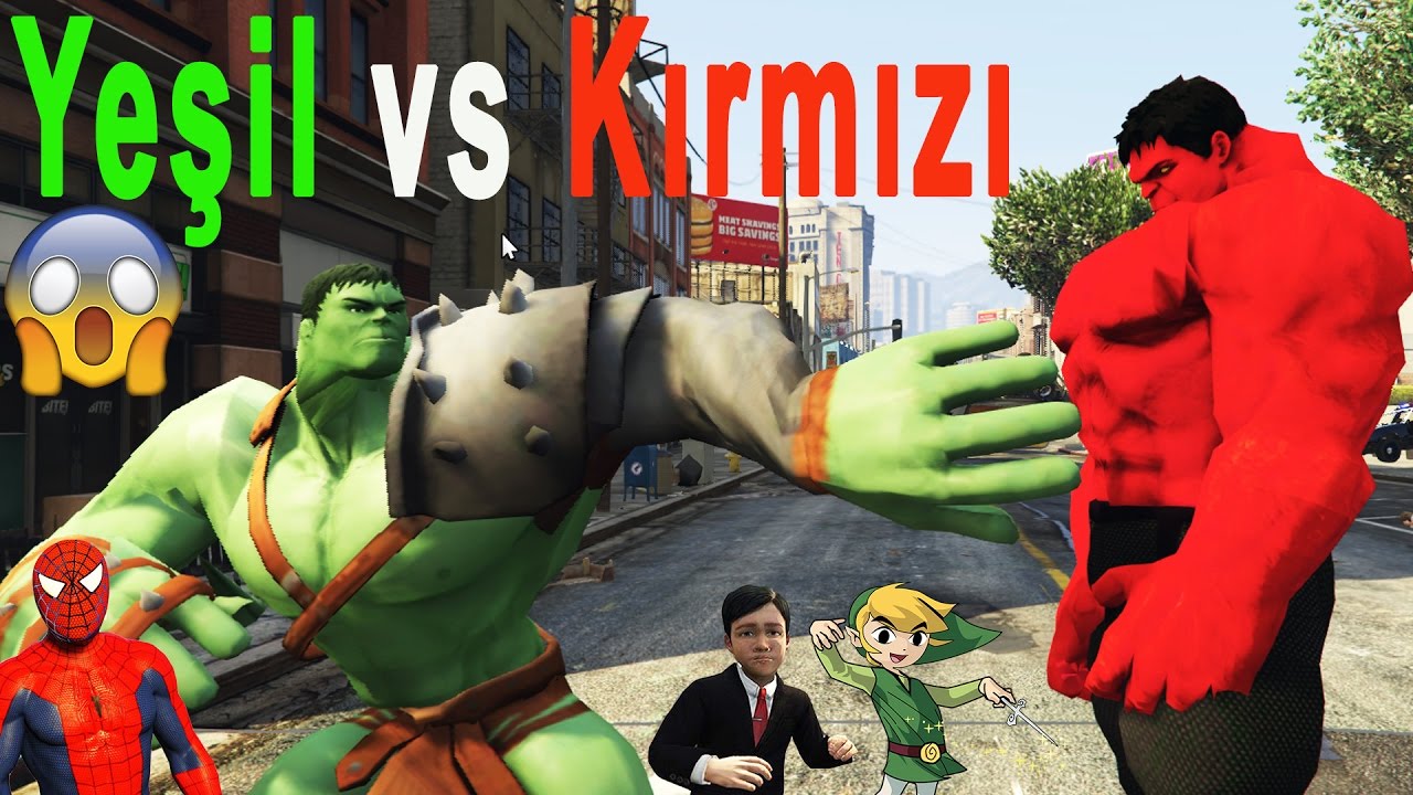 Simsek Mcqueen Ve Orumcek Adam Kirmizi Hulk Inanilmaz Savas