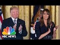 Trump And First Lady Celebrate National Day Of Prayer At White House | NBC News