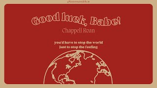 s  Vietsub Good Luck Babe  Chappell Roan