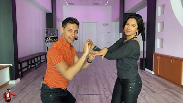 MAGIC? Hand Tricks in Salsa? Learn this Smooth Hand Trick Pattern with Nery Garcia and Serena Cuevas