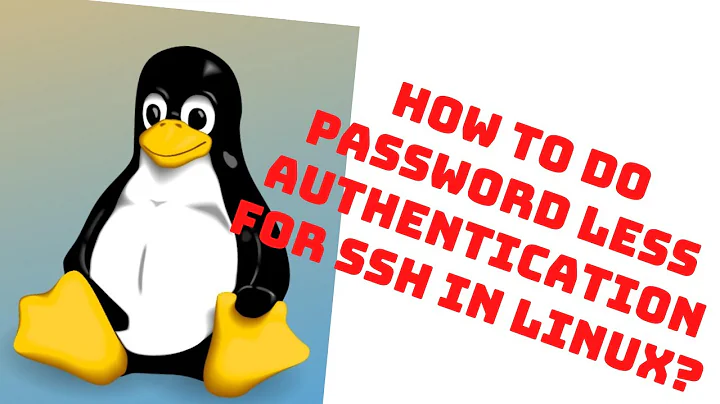 How to do password less authentication for ssh in linux? part 1 | ssh | ssh-keygen | ssh-copy-id |