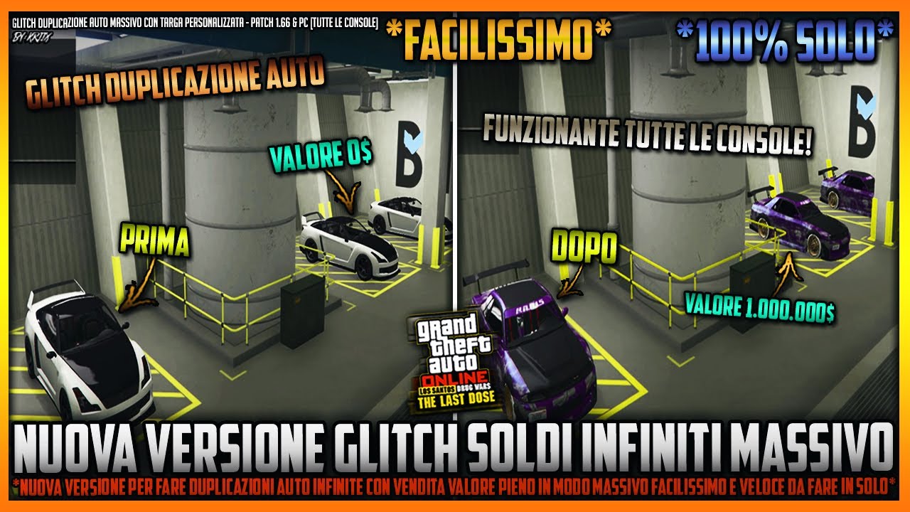 100% GRATIS SU GTA 5 ONLINE SOLDI INFINITI 1,700,000$ in 3 MINUTI (GLITCH)  PSN/XBOX 