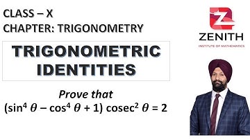 Prove that (sin^4θ – cos^4θ + 1) cosec^2θ = 2 _Class X_Trignonmetric Identities_Q94/Q67