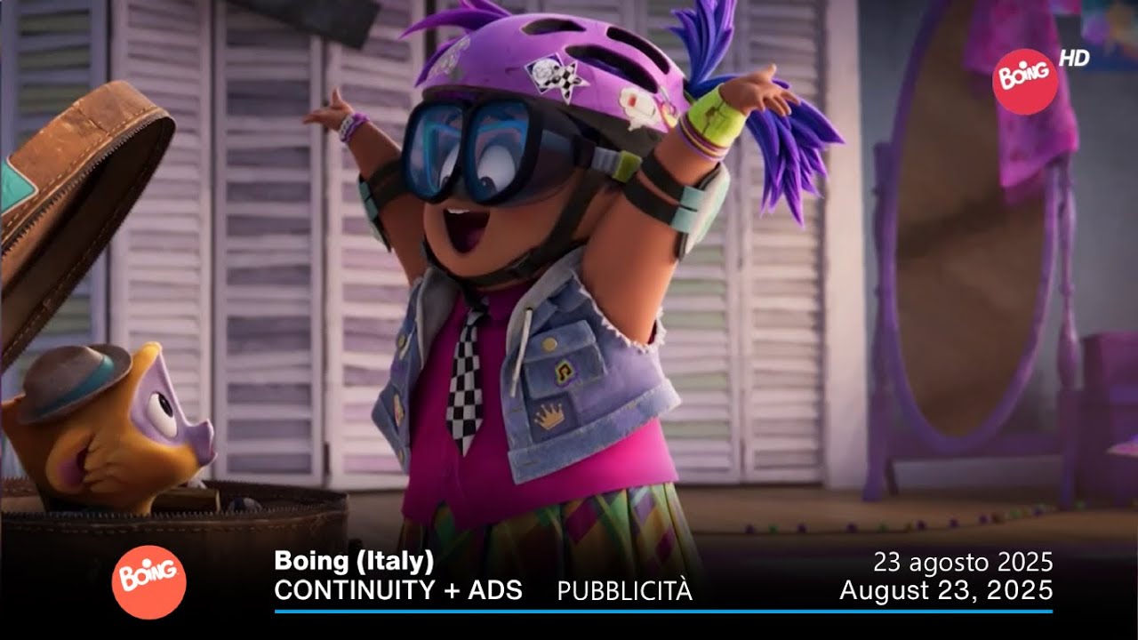 Boing (Italy) continuity + ads | August 23, 2025 • Boing pubblicità | 23 agosto 2025
