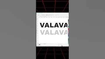 Text Design using Line in Coreldraw! #shorts #coreldraw