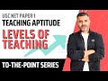 4. Levels of Teaching - Memory, Understanding, and Reflective Level | UGC-NET Paper 1 | Bharat Kumar
