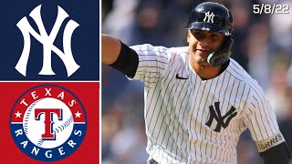 New York Yankees Vs. Texas Rangers | Game Highlights